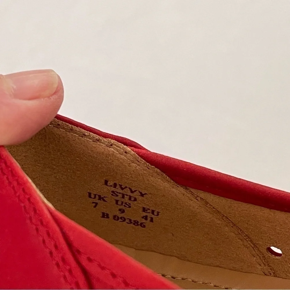 Hotter Comfort Concepts Livvy Red Leather Walking Shoe